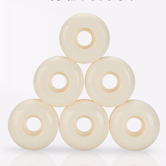 Set 4 Bánh Xe Ván Trượt 52mm 54 55 56mm 104A Bằng Chất Liệu Cứng