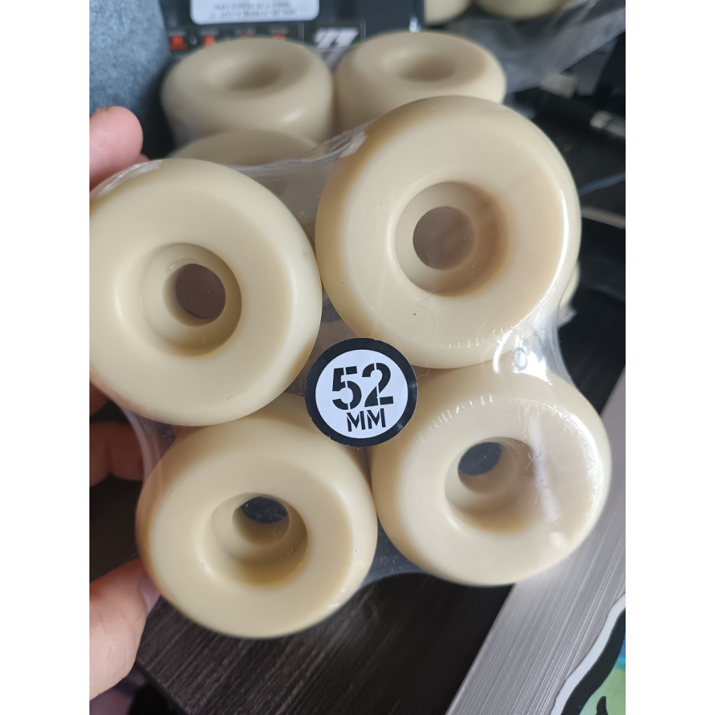 Set 4 Bánh Xe Ván Trượt 52mm 54 55 56mm 104A Bằng Chất Liệu Cứng