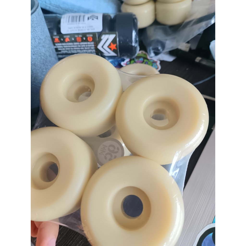 Set 4 Bánh Xe Ván Trượt 52mm 54 55 56mm 104A Bằng Chất Liệu Cứng