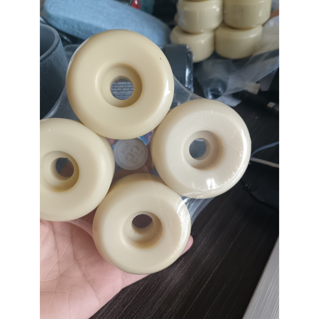 Set 4 Bánh Xe Ván Trượt 52mm 54 55 56mm 104A Bằng Chất Liệu Cứng
