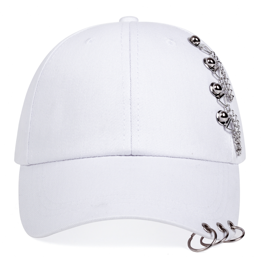 THE CAPAL Mũ Lưỡi Trai Đính Đinh Tán Phong Cách Thể Thao Thời Trang Mùa Hè Cho Nam Và Nữ