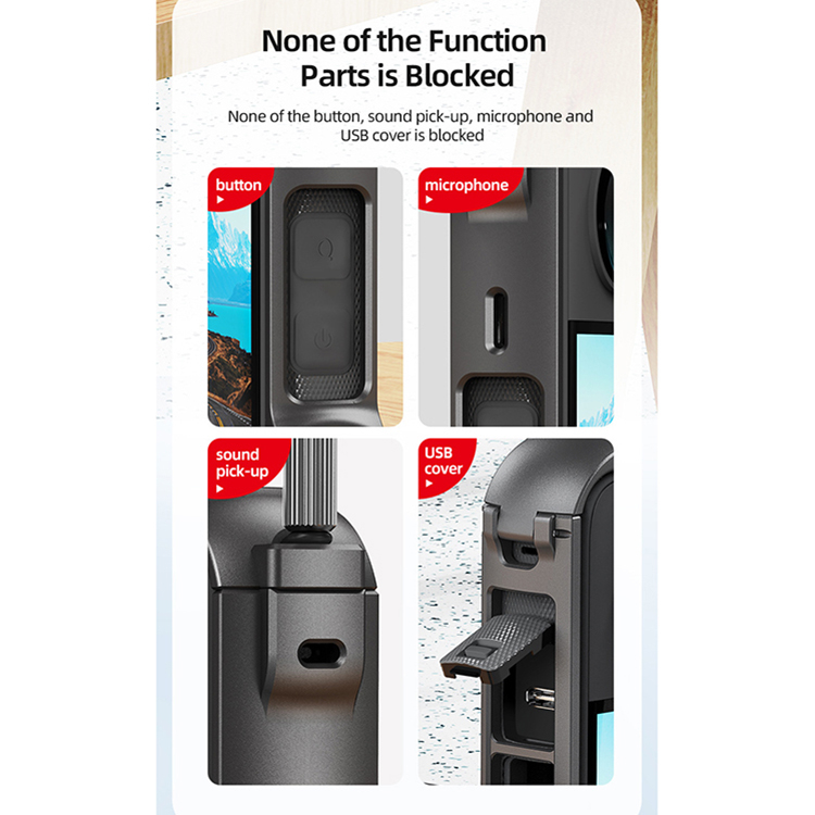 Khung Hợp Kim Nhôm Bảo Vệ Máy Ảnh Insta360 X3