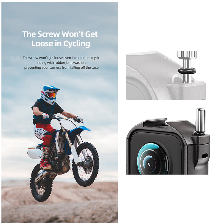 Khung Hợp Kim Nhôm Bảo Vệ Máy Ảnh Insta360 X3