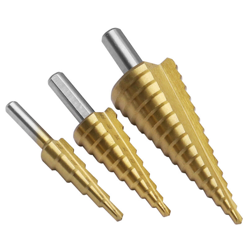 6Pcs Mũi Khoan Hình Tam Giác Bằng Thép 4241 Tốc Độ Cao