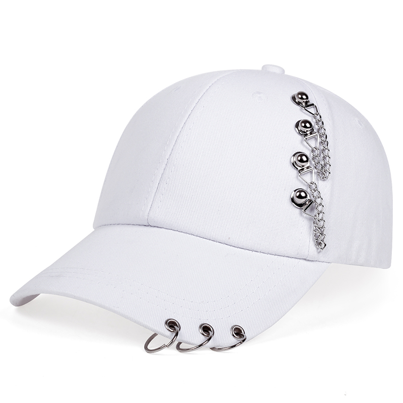 THE CAPAL Mũ Lưỡi Trai Đính Đinh Tán Phong Cách Thể Thao Thời Trang Mùa Hè Cho Nam Và Nữ