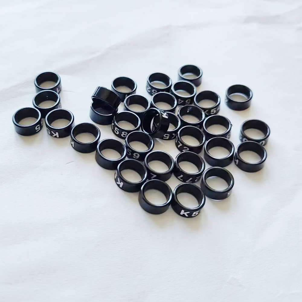 Set 20 Vòng Đeo Chân Nhận Diện Chim Vẹt 3mm Đến 8mm