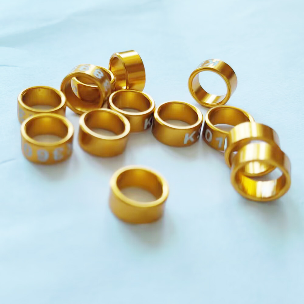 Set 20 Vòng Đeo Chân Nhận Diện Chim Vẹt 3mm Đến 8mm