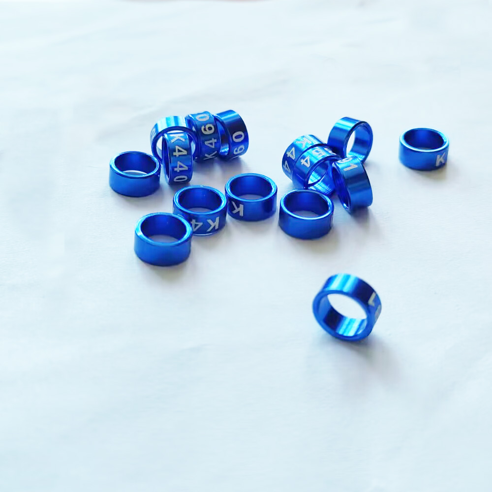 Set 20 Vòng Đeo Chân Nhận Diện Chim Vẹt 3mm Đến 8mm