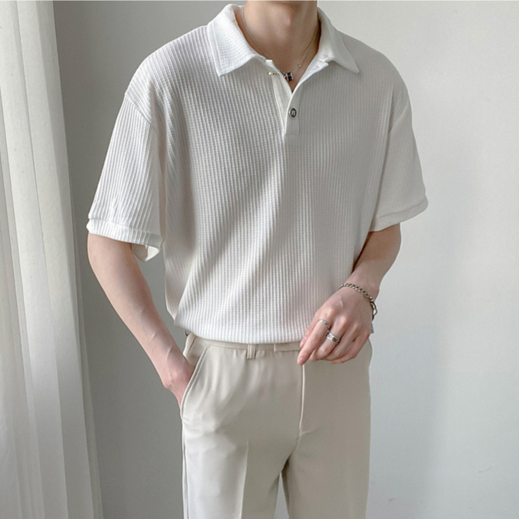 Áo Thun Polo Ngắn Tay Phong Cách Năng Động Trẻ Trung Dành Cho Nam