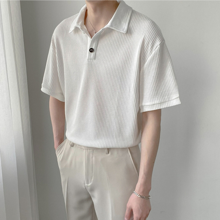 Áo Thun Polo Ngắn Tay Phong Cách Năng Động Trẻ Trung Dành Cho Nam