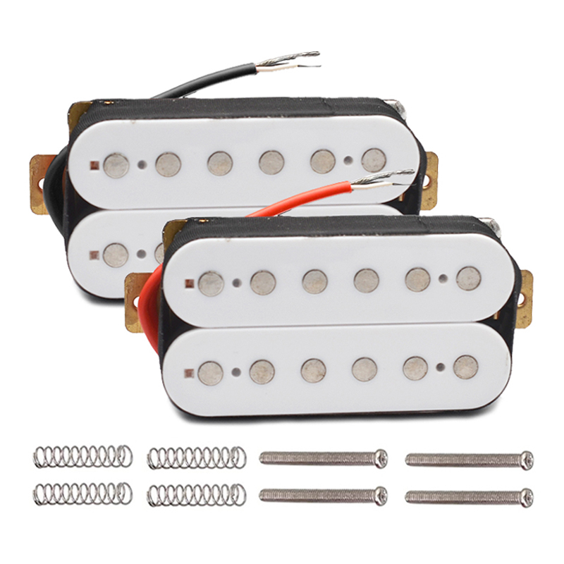 Humbucker 6 Dây Đàn Guitar Điện Pickup Cuộn Dây Đôi Humbucker Đàn Guitar Điện Pickup Cầu Hoặc Cổ Pic