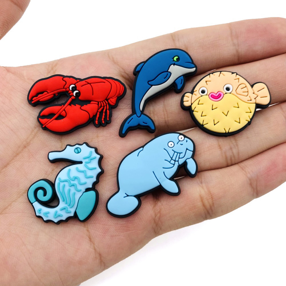 Phụ Kiện Trang Trí Dép Crocs Hình Hoạt Hình Dễ Thương Cho Bé Trai