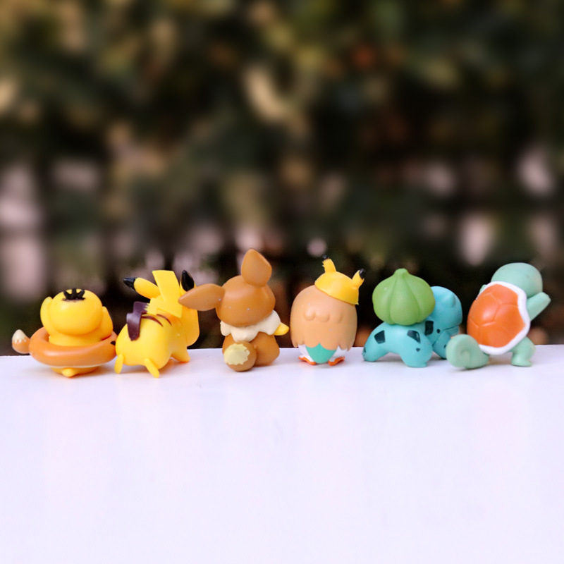 Set 8 Mô Hình Nhân Vật Phim Pokemon 4-5cm