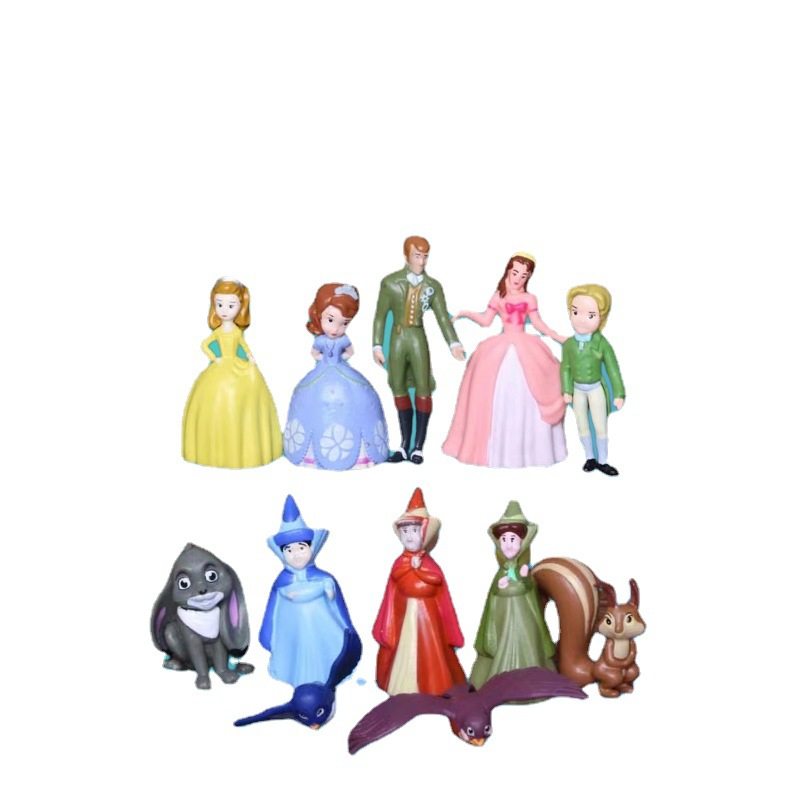 Set 12 Mô Hình Nhân Vật Phim Hoạt Hình Disney 4-5cm