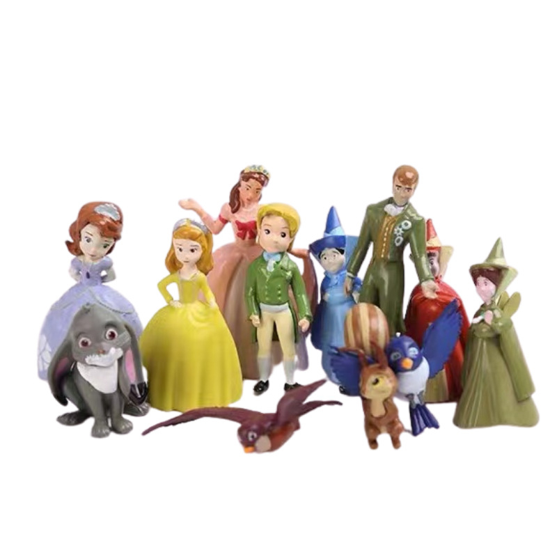 Set 12 Mô Hình Nhân Vật Phim Hoạt Hình Disney 4-5cm