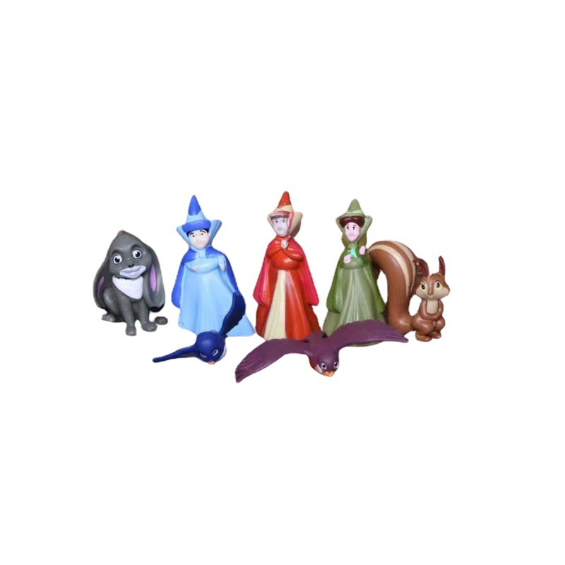 Set 12 Mô Hình Nhân Vật Phim Hoạt Hình Disney 4-5cm