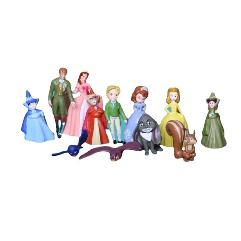 Set 12 Mô Hình Nhân Vật Phim Hoạt Hình Disney 4-5cm