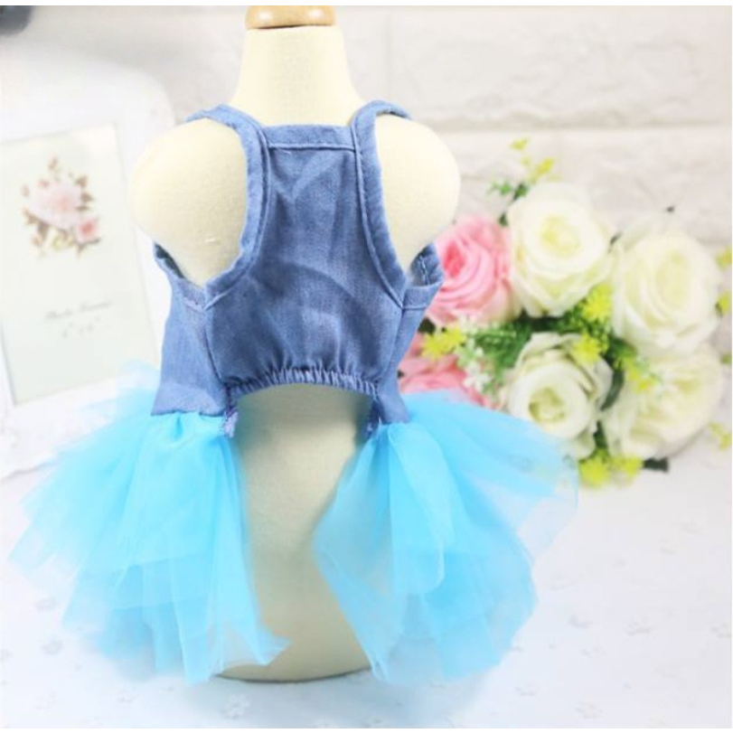 Đầm In Họa Tiết Hoạt Hình Đáng Yêu Cho Thú Cưng