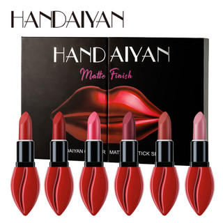 Set 6 Thỏi Son Lì Dưỡng Ẩm Lâu Trôi Handaiyan