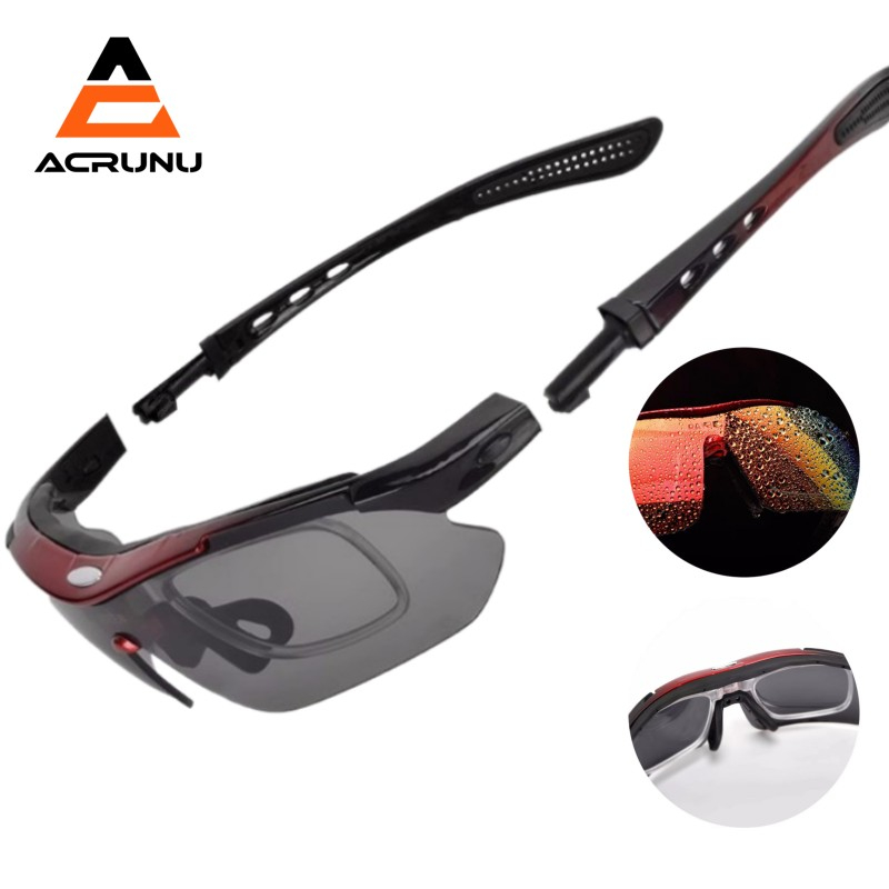 ACRUNU Kính râm phân cực siêu nhẹ UV400 Dụng cụ cưỡi ngựa dành cho cả nam và nữ