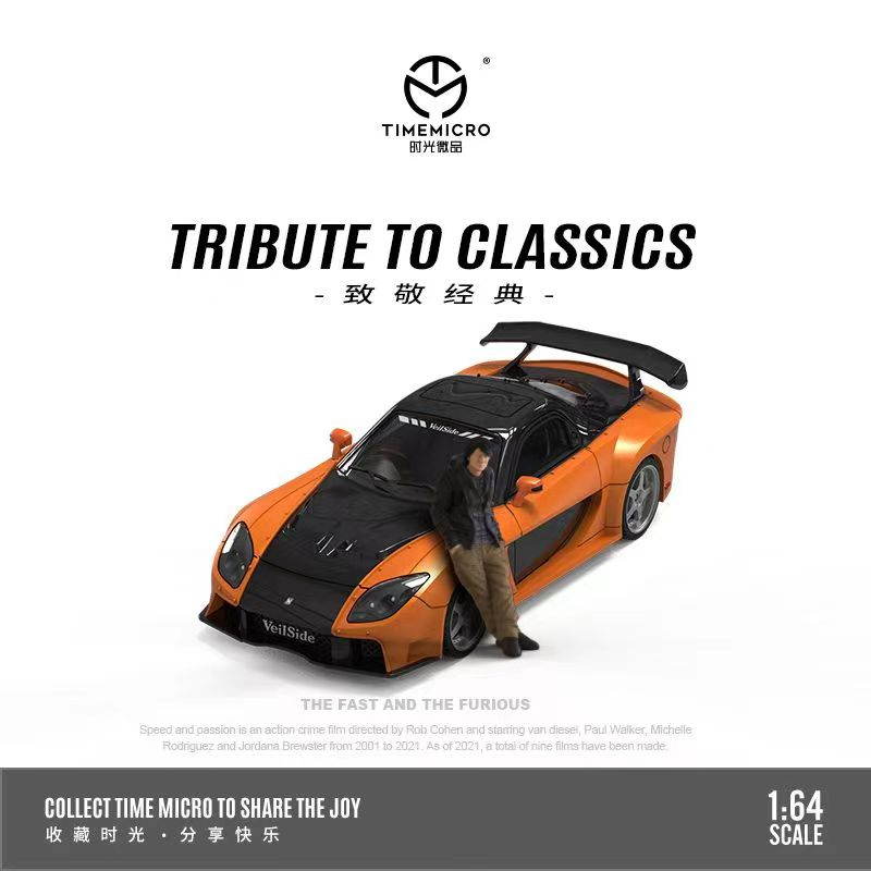 Mô Hình Xe Hơi Mazda RX-7 Bằng Hợp Kim Tỉ Lệ 1: 64