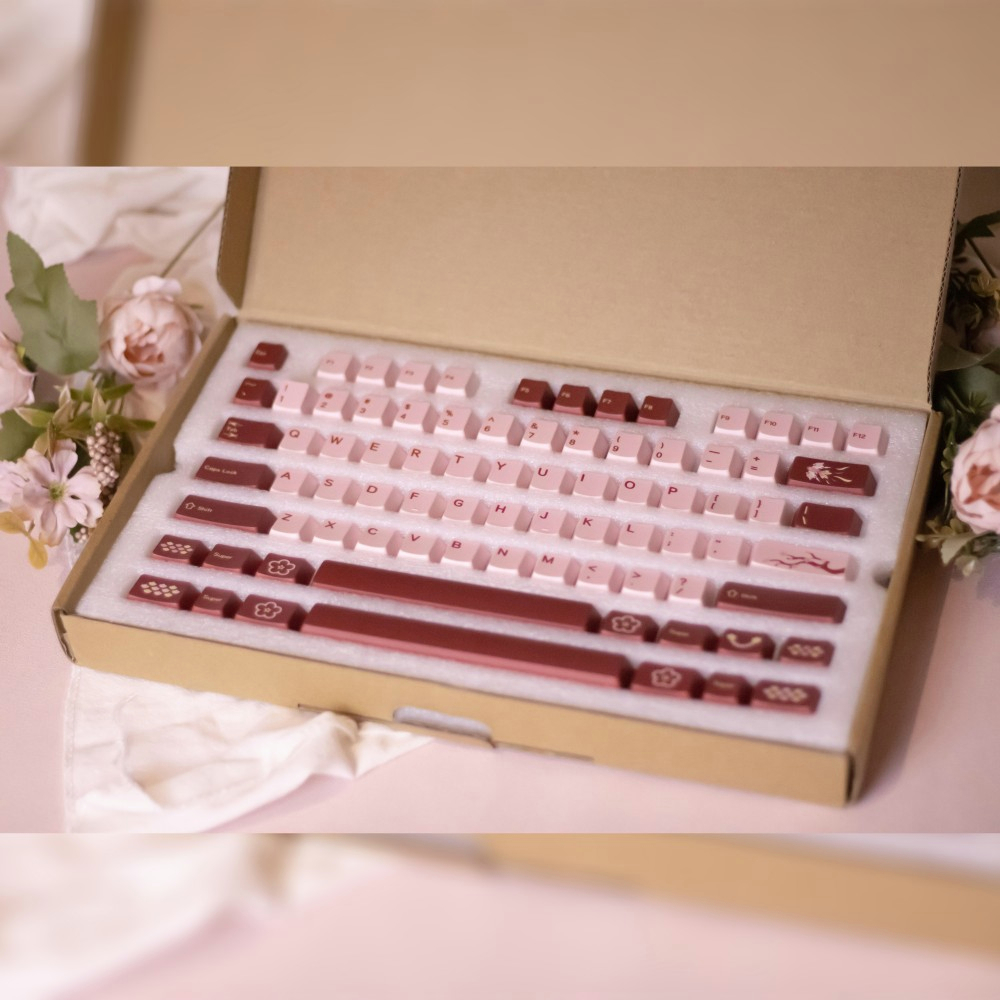 142 Phím Anime Honkai Tác Động 3 Keycaps Cherry Profile PBT Thuốc Nhuộm 5 Mặt Thăng Hoa Keycap Cho M