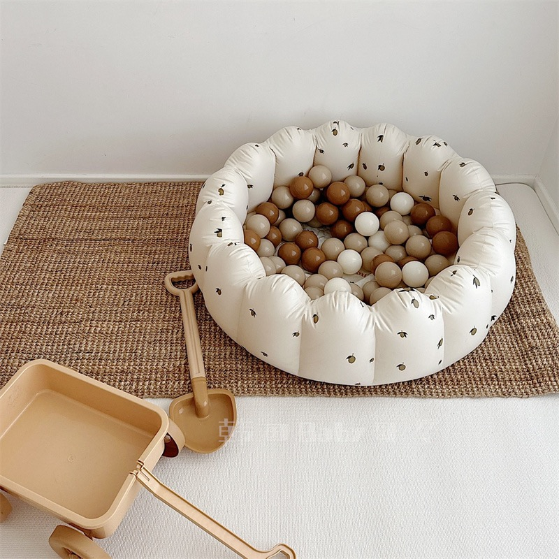 Babyfair. Bể bơi cánh hoa di động có thể gập lại PVC Baby Petal bơm hơi cho trong nhà ngoài trời