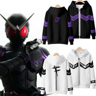  Áo Khoác Hoodie Có Khóa Kéo In Hình Kamen Rider W Joker Decade 3D Thời Trang Thu Đông Dành Cho Nam Nữ 