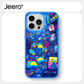 Ốp lưng JEERO mềm chống sốc dễ thương đẹp độc lạ anime ngầu nam màu Cho iPhone 15 14 13 12 11 Pro Max SE 2020 X XR XS 8 7 ip 6S 6 Plus kute HFF3436