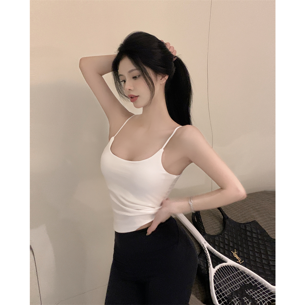 Cocory vn Áo Croptop Sát Nách Màu Sắc Thời Trang Mùa Hè Phong Cách Hàn Quốc Quyến Rũ Cho Nữ
