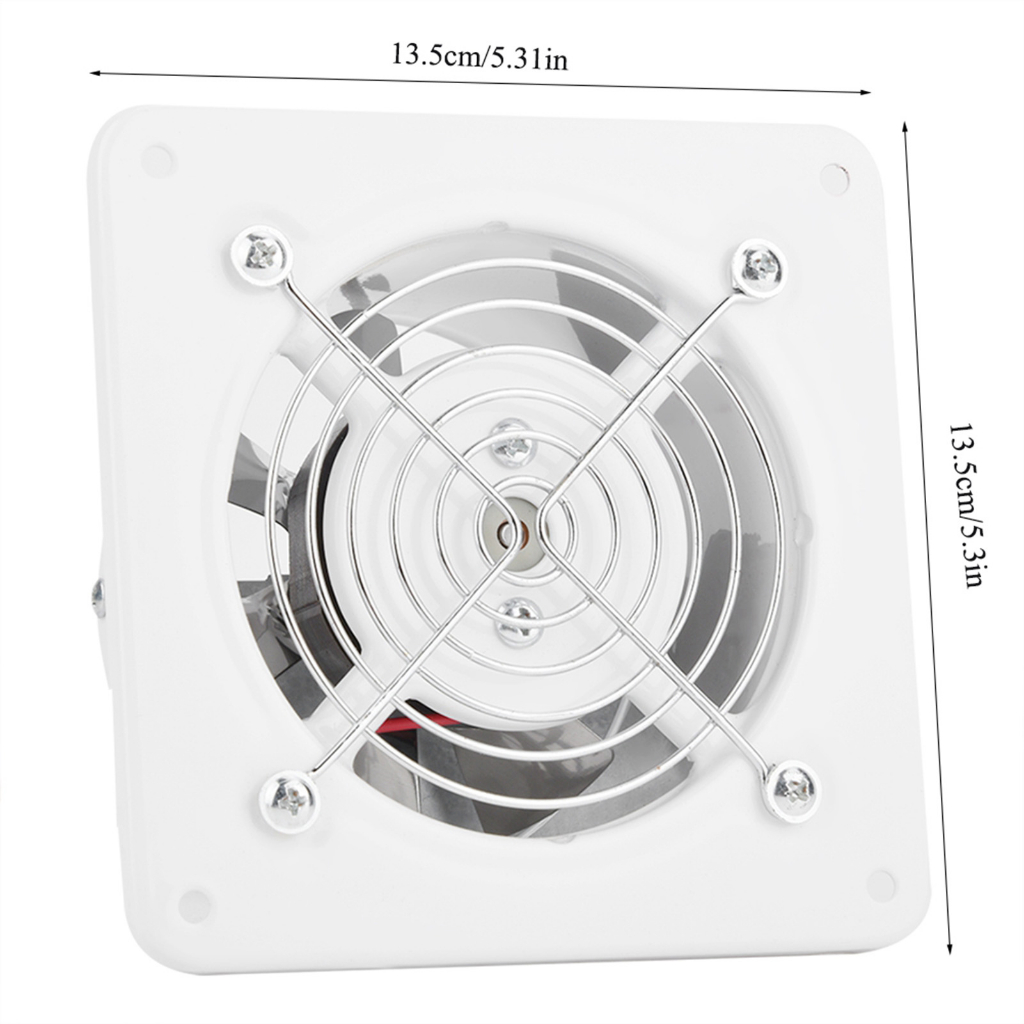 Quạt Hút Gió, Quạt Thông Gió Quạt hút treo tường 25W 220V Tiếng ồn thấp Phòng tắm gia đình Nhà bếp để xe Thông gió lỗ thông hơi THREELIVES