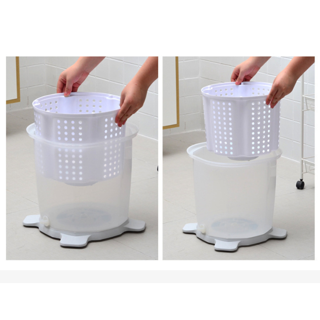 Máy giặt Mini đa năng giặt được cả giày và quần áo, vắt khô Máy giặt vắt quần áo gia dụng Cho Ký Túc Xá Căn Hộ Cắm Trại THREELIVES