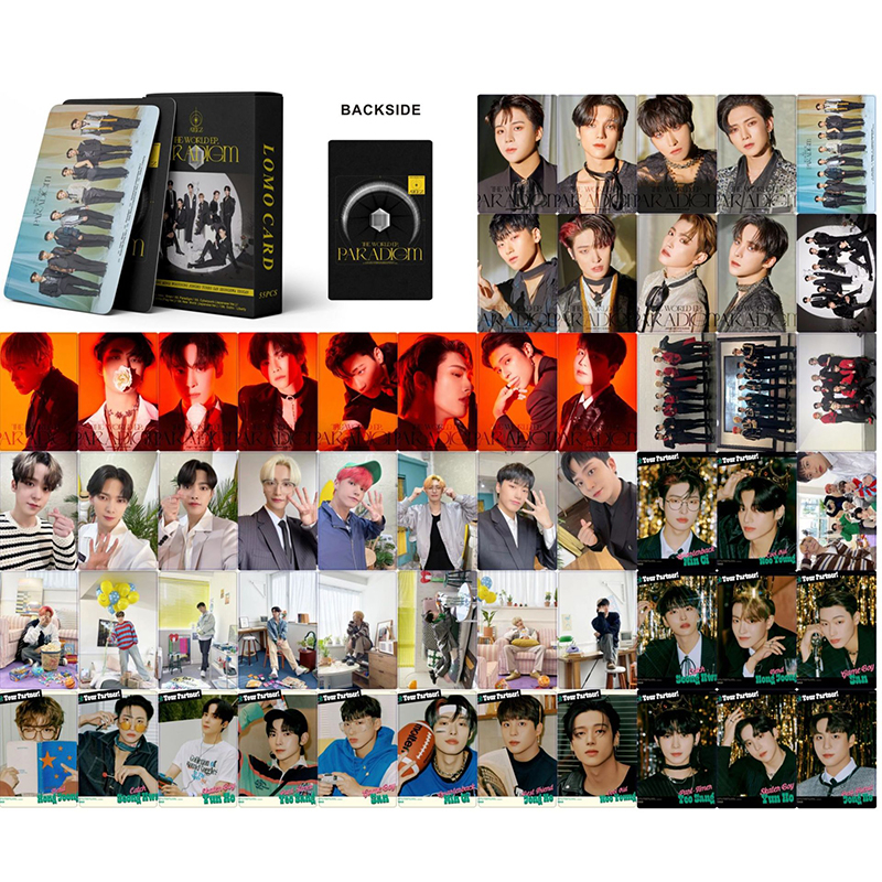 Hộp 55 Tấm Thẻ Hình Nhóm Nhạc ATEEZ