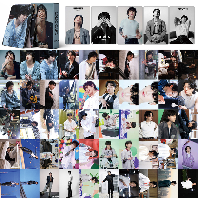 BTS LOMO Card Hộp 55 Ảnh Lomo card Yet to come KIT 7 FATES CHAKHO