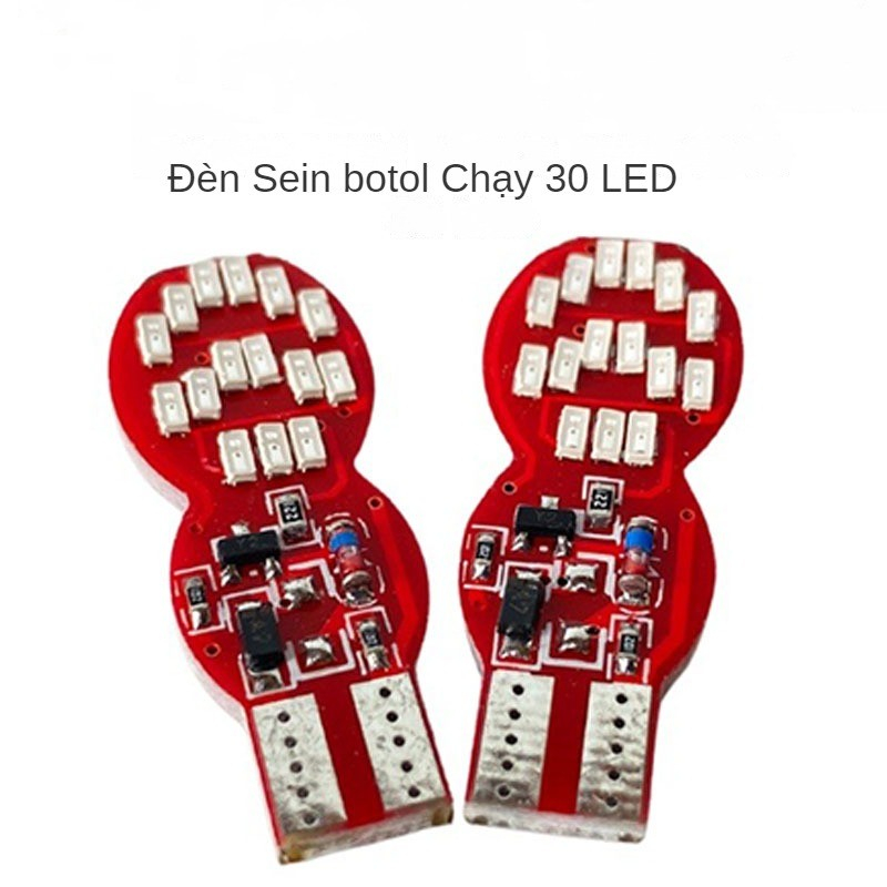 Đèn LED T10 30SMD 3014 Thay Thế Cho demi, xi nh DC12v