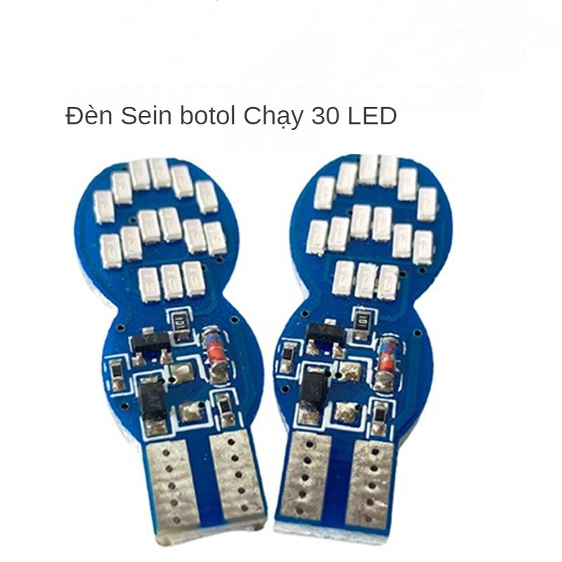 Đèn LED T10 30SMD 3014 Thay Thế Cho demi, xi nh DC12v