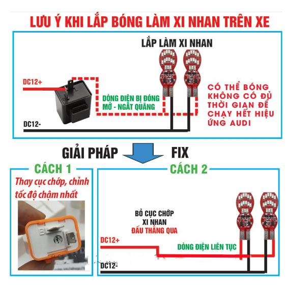 Đèn LED T10 30SMD 3014 Thay Thế Cho demi, xi nh DC12v