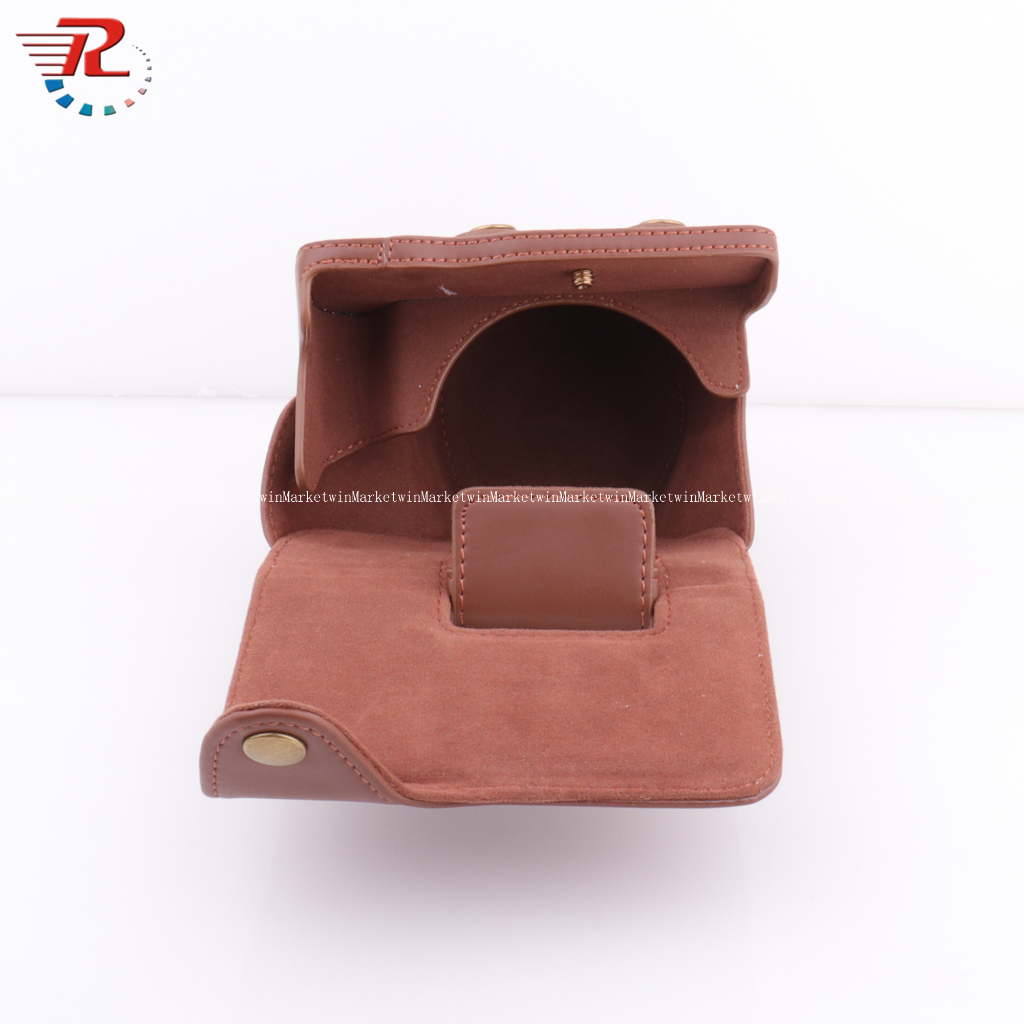 Túi Da Pu Đựng Máy Ảnh Canon EOS R50 Canon EOS R50 Với Ống Kính 18-45mm