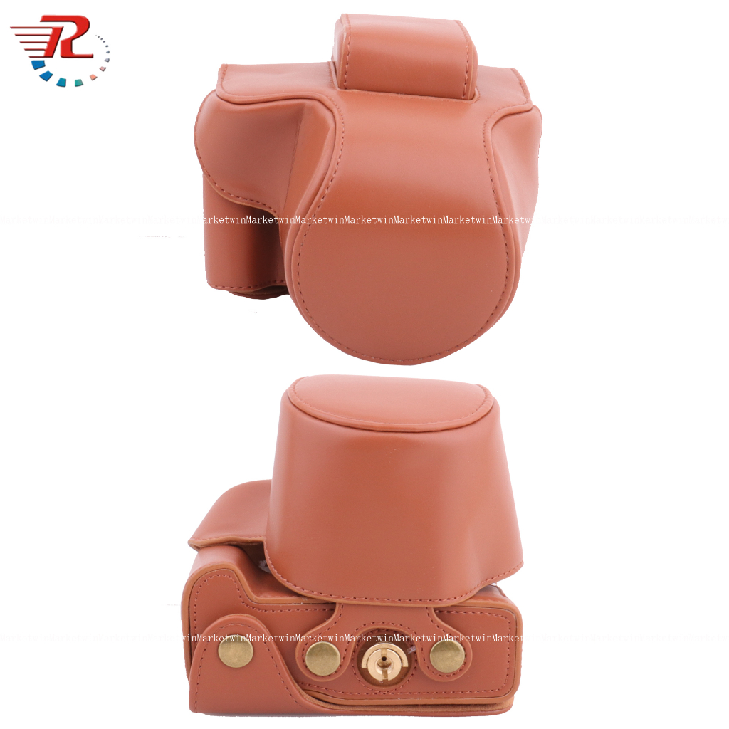 Túi Da Pu Đựng Máy Ảnh Canon EOS R50 Canon EOS R50 Với Ống Kính 18-45mm