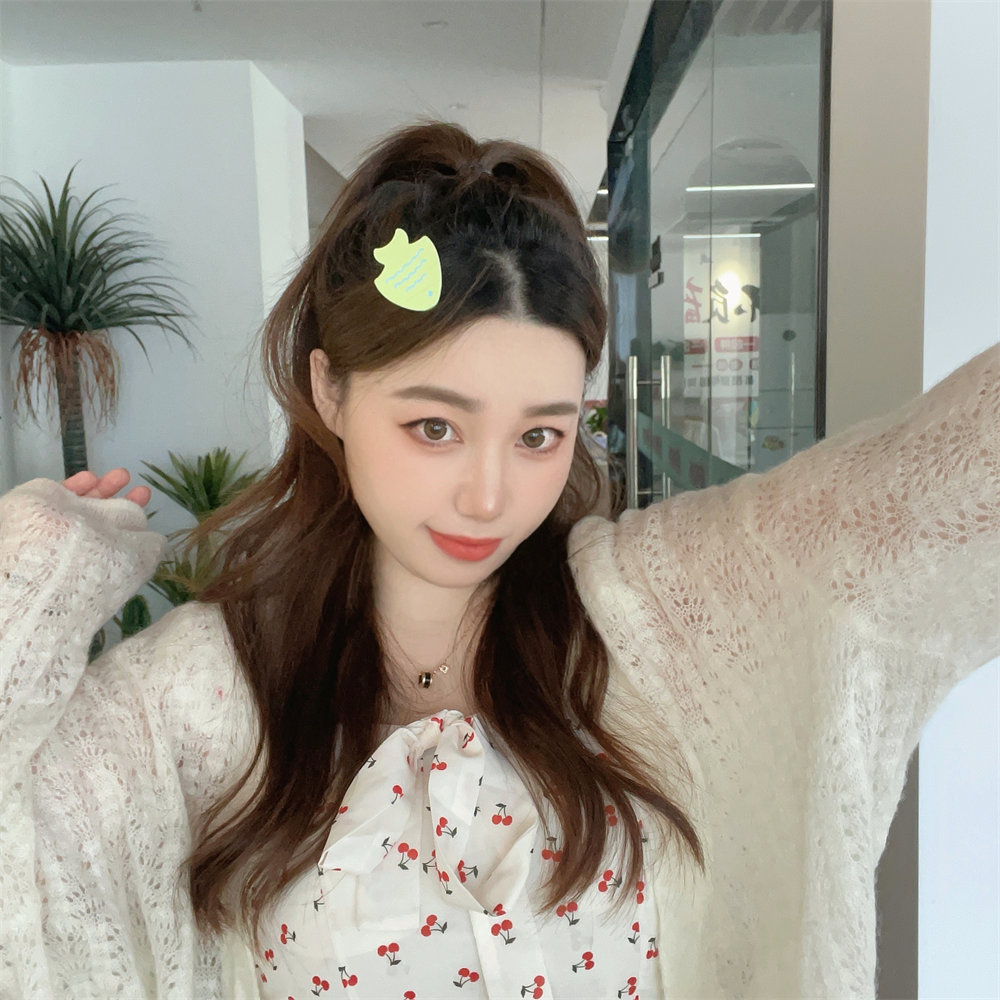 Kẹp Tóc Hình Cá Màu Sắc Ngọt Ngào Cho Nữ