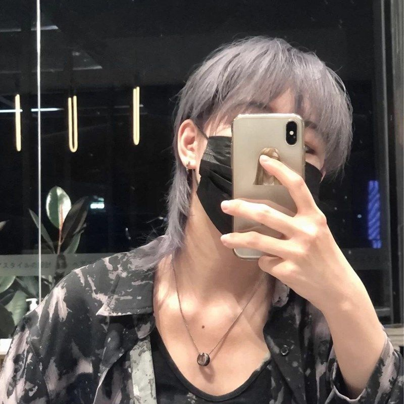 Tóc Giả Ngắn Hóa Trang Đầu Sói Kiểu Nhật Hàn Cá Tính Cho Nam