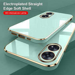 Ốp Điện Thoại TPU Trong Suốt Chống Rơi Sang Trọng Cho OPPO Reno 8T 4 3 2 2Z 2F Pro