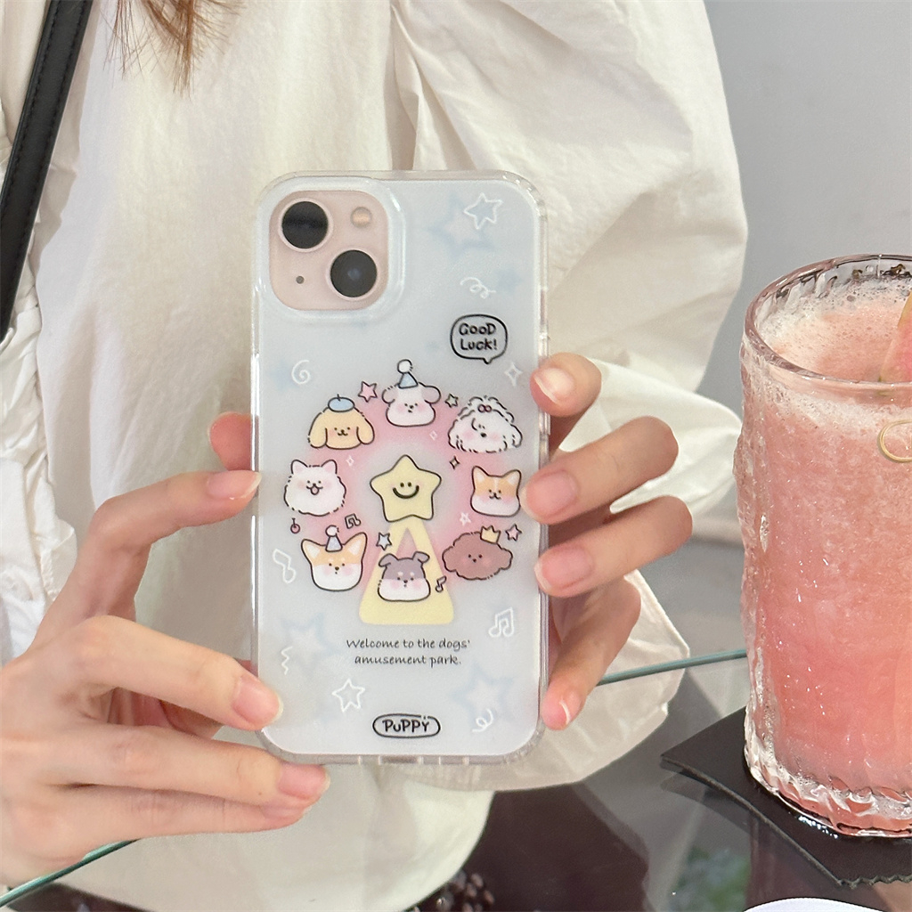 Ốp Điện Thoại tpu Dẻo imd Hai Mặt Cảm Giác Thông Thoáng Cho iphone case 15 pro max 14 pro max 13 pro max 12 pro max