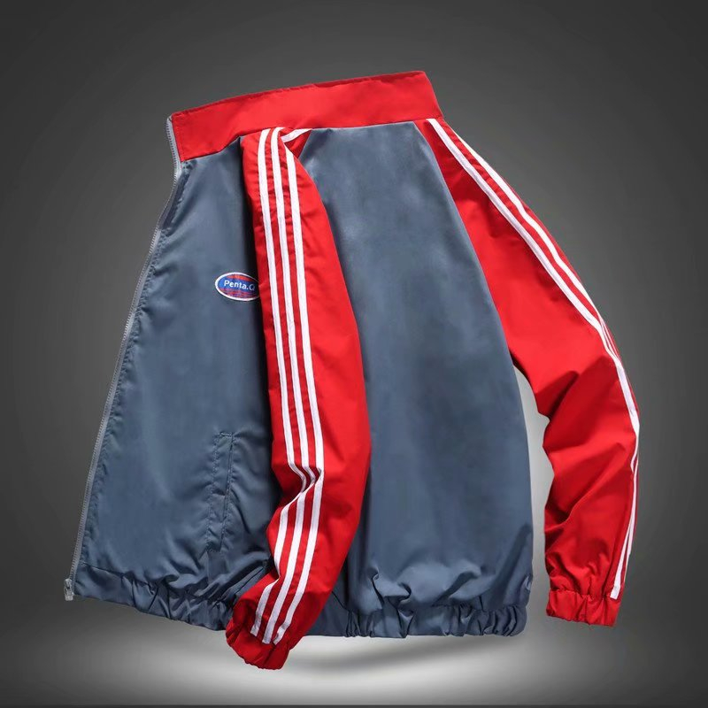 Áo Khoác Bóng Chày Form Rộng Phối Màu Tương Phản Thời Trang Hàn Quốc Cho Nam