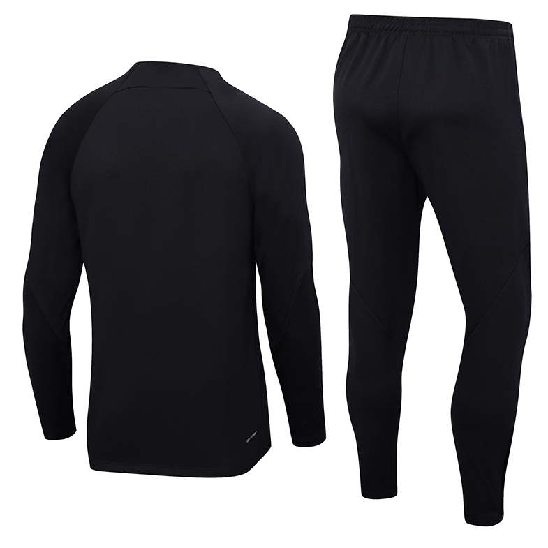 Bộ Đồ Đá Banh Màu Đen Số 2023-24 NK Cho Nam Tỉ Lệ 1: 1