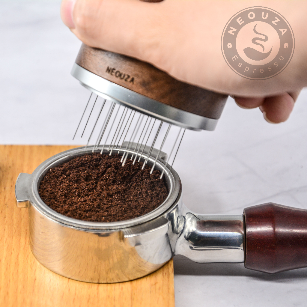 Máy Khuấy Cà Phê Espresso 51mm WDT 24 Kim Tiện Dụng