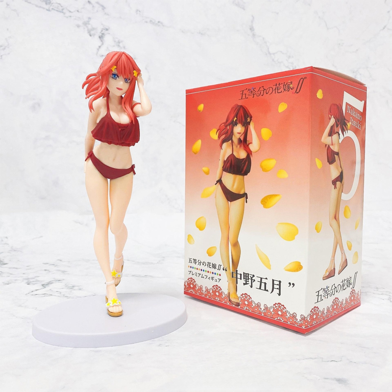 1 Mô Hình Nhân Vật Nakano Itsuki Ichika Yotsuba Mặc Đồ Bơi Dài 20cm Bằng PVC