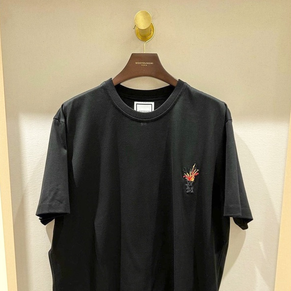 Áo Thun wooyoungmi Tay Ngắn Cổ Tròn Phong Cách Mới Mùa Hè Cho Cặp Đôi