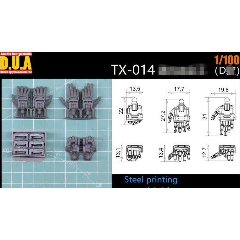 Phụ Kiện Nâng Cấp Cho Xe Hơi Zaku TX014 Tỉ Lệ 1 / 100