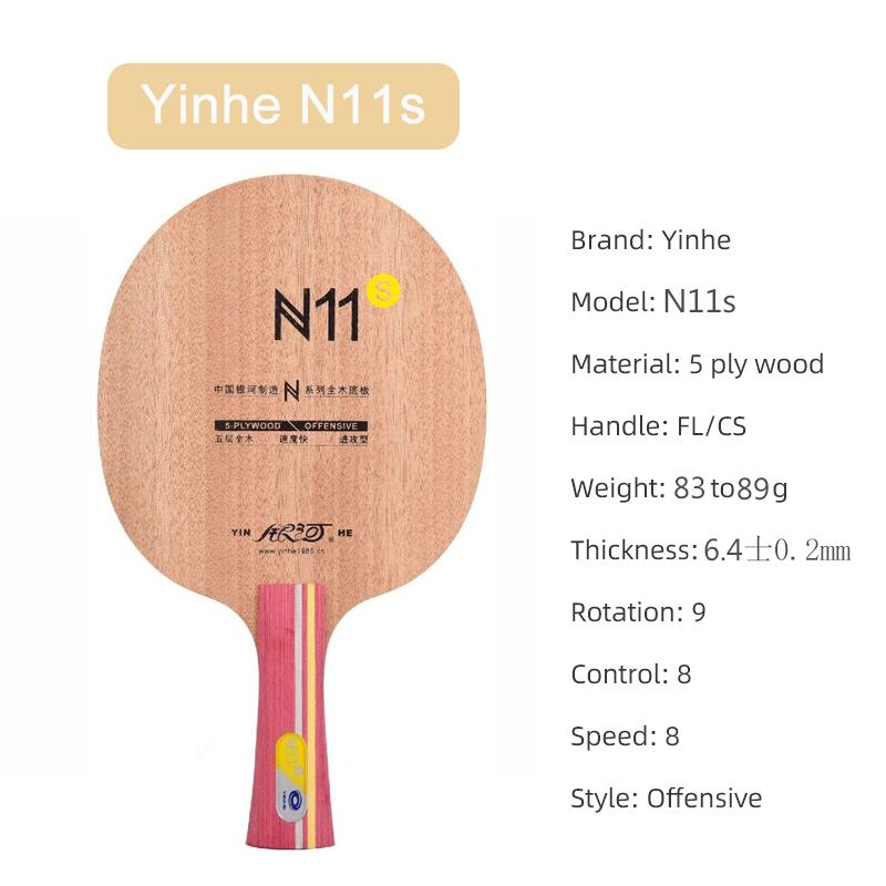 Vợt Đánh Bóng Bàn Bằng Gỗ Nguyên Chất N11s N-11